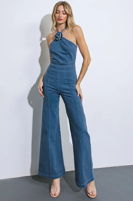 Cozy Street Style CALL ME LOVELY DENIM JUMPSUIT