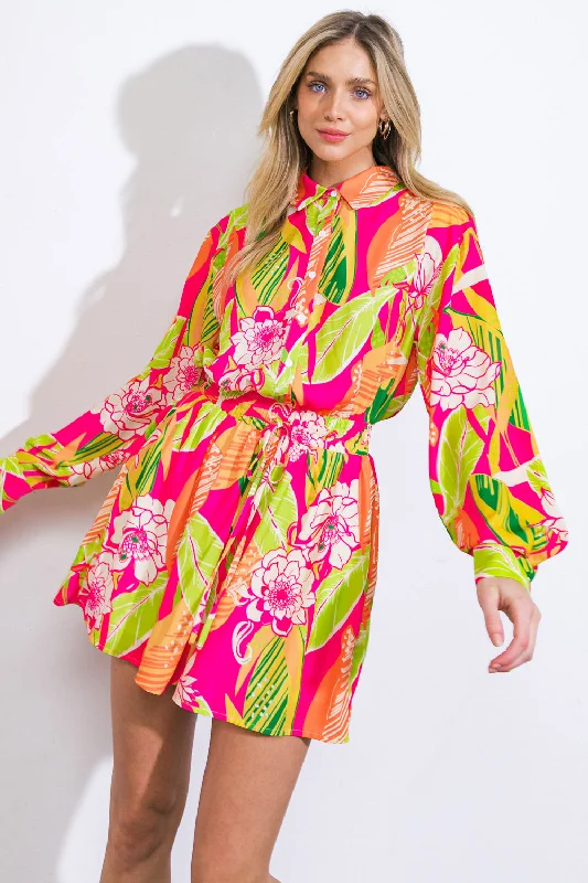 Unique Prints KEEPING YOU COMPANY WOVEN ROMPER