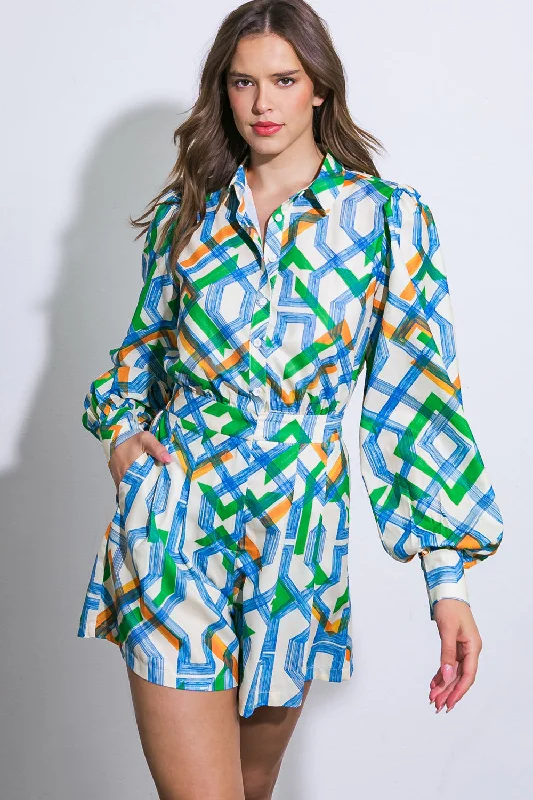 Energy Wear FOR THE OCCASION WOVEN ROMPER