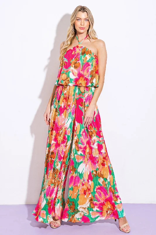 Relaxed Dresses SWING OF THINGS PLISSE JUMPSUIT