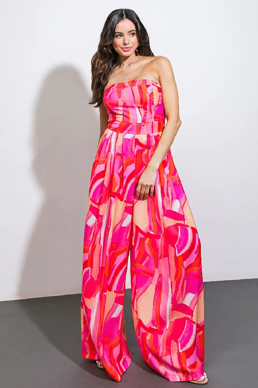 All-Day Style SOMEBODY LOVES WOVEN JUMPSUIT
