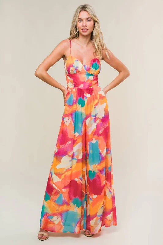 Fresh And Elegant SWEETEST STYLE WOVEN JUMPSUIT