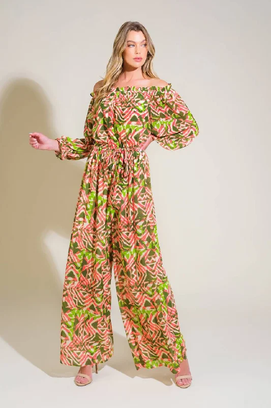 Sports Series MOMENTS OF JOY WOVEN JUMPSUIT