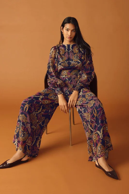 High Street Style WHISPERING PINES WOVEN JUMPSUIT