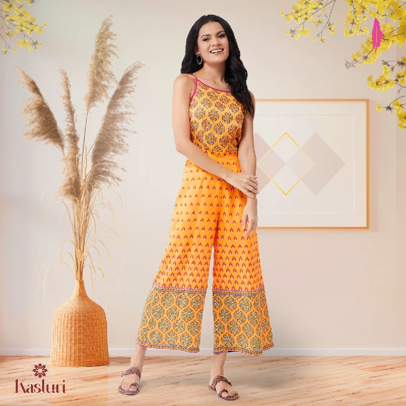 Effortless Dressing Kasturi Digital Printed Raglan Jumpsuit