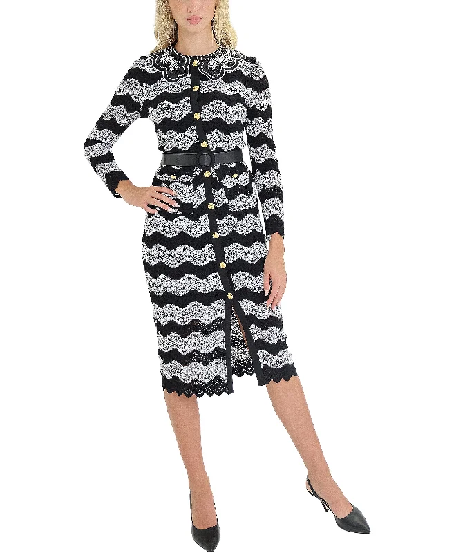 Sweet Breath Lace Dress w/ Sequin Collar