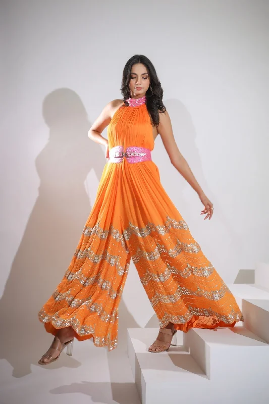 Luxe Comfort Haseena jumpsuit in orange