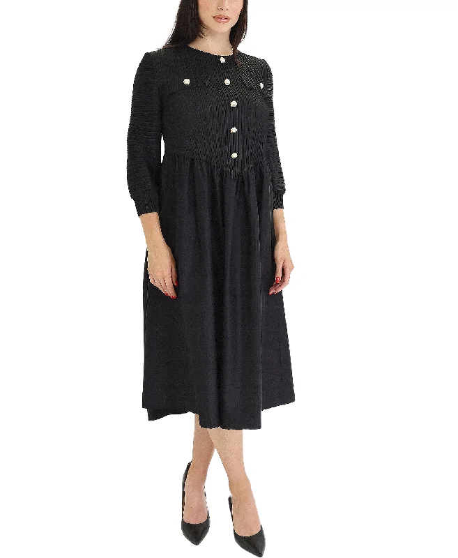 Trendy Comfort Plisse Midi Dress