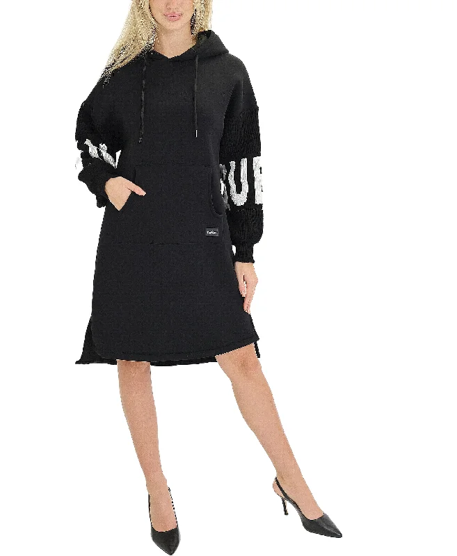 Dessert Matching Sweater Dress w/ Hood