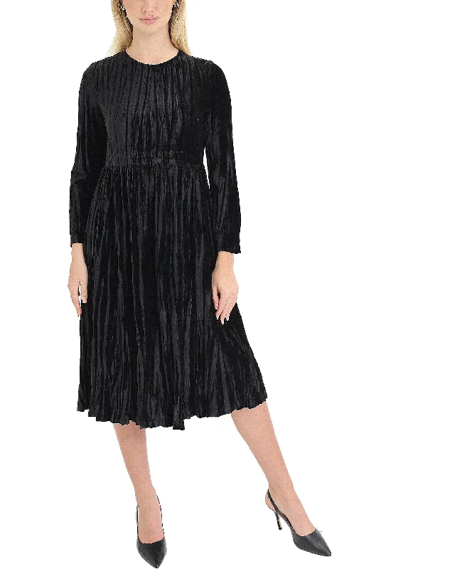 Carefree Velvet Midi Dress