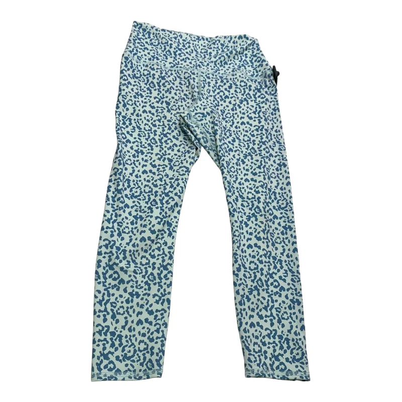 Modern Apparel Athletic Leggings By Evolution and Creation In Blue, Size: L