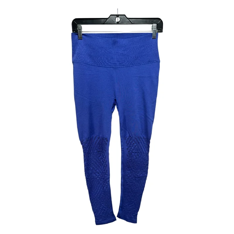 Fleece Jackets Athletic Leggings By Victorias Secret In Blue, Size: L
