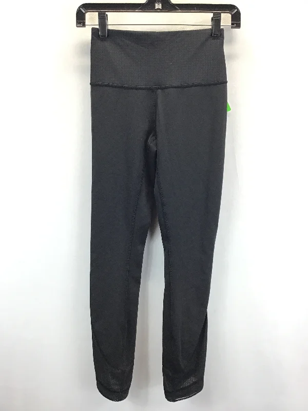 Cozy Fashion Black Athletic Leggings Lululemon, Size 4