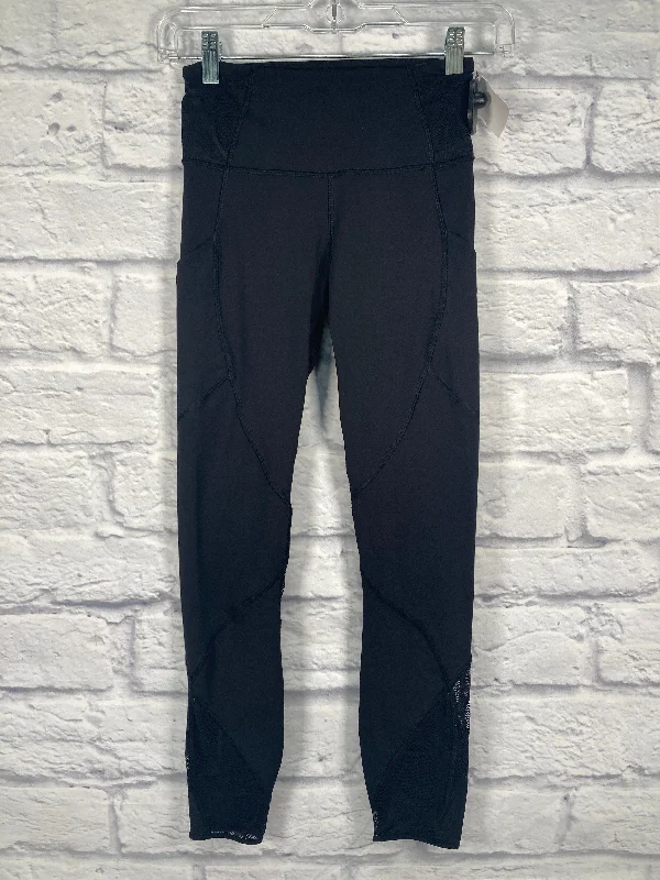 Easy Fashion Black Athletic Leggings Lululemon, Size Xs
