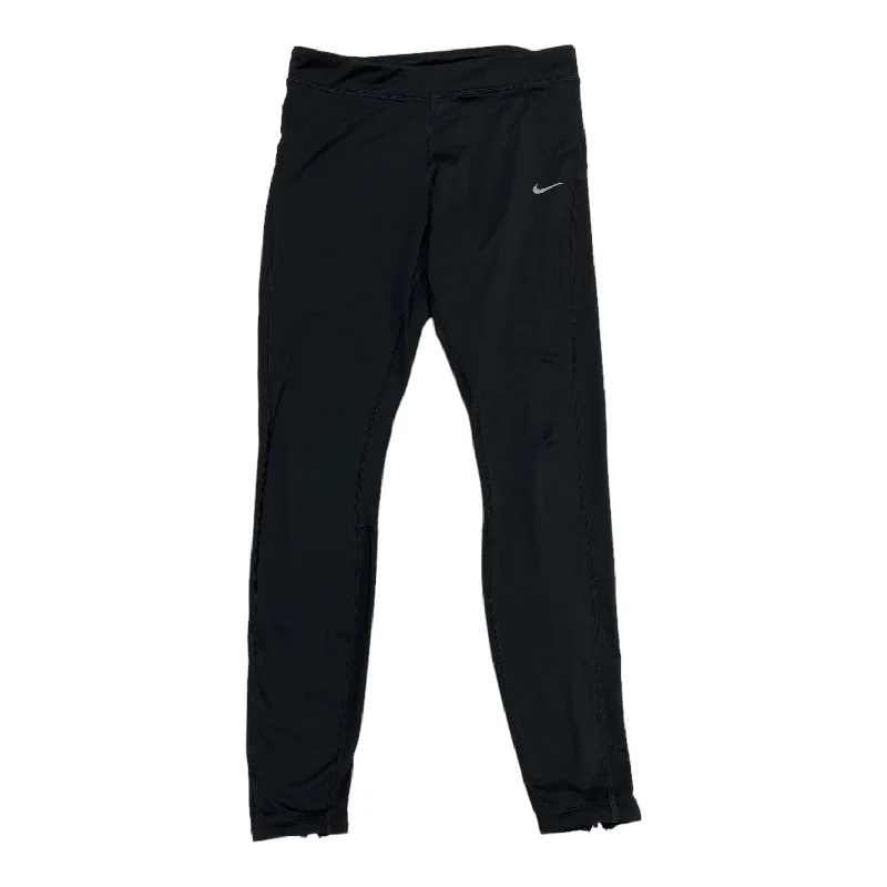 Comfortable Fashion Looks Black Athletic Leggings Nike Apparel, Size M