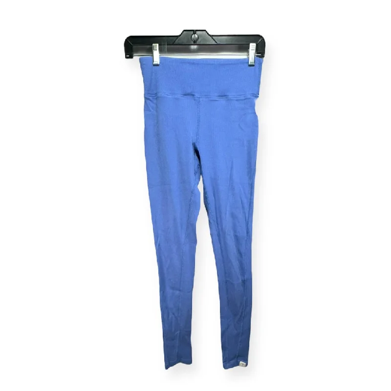 Cozy Layers Blue Athletic Leggings LoveTrust, Size S