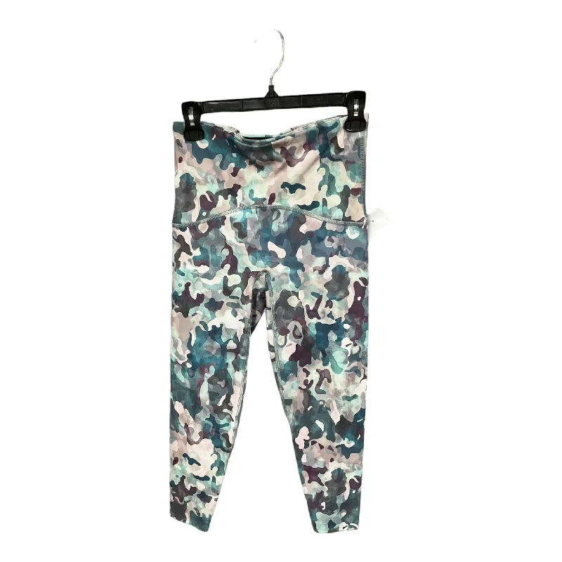 Cozy Essentials Camouflage Print Athletic Leggings Capris Spanx, Size M