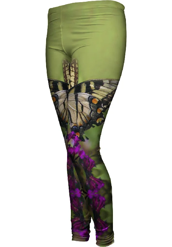 Classic Style Enchanting Purple Flower Butterfly