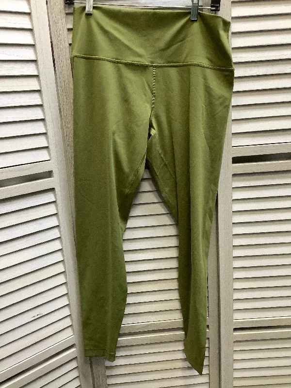 Classic Choice Green Athletic Leggings Lululemon, Size 12