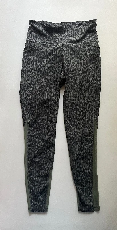 Sporty Elegance Green Athletic Leggings Old Navy, Size L