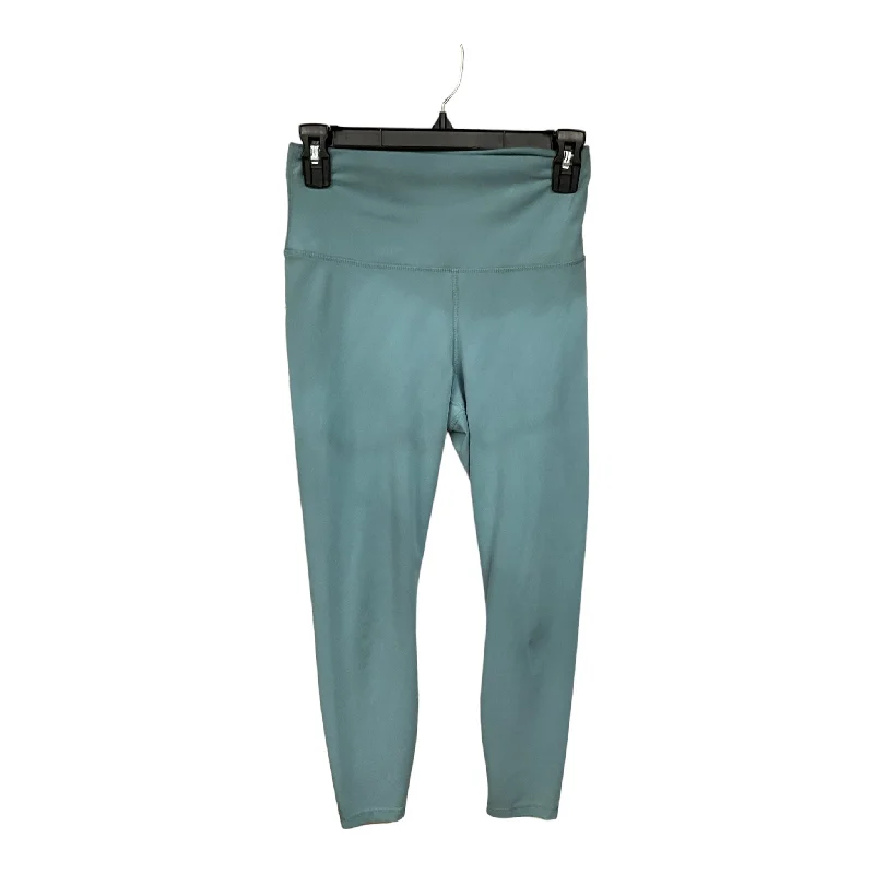 Comfortable down Green Athletic Leggings Yogalicious, Size M