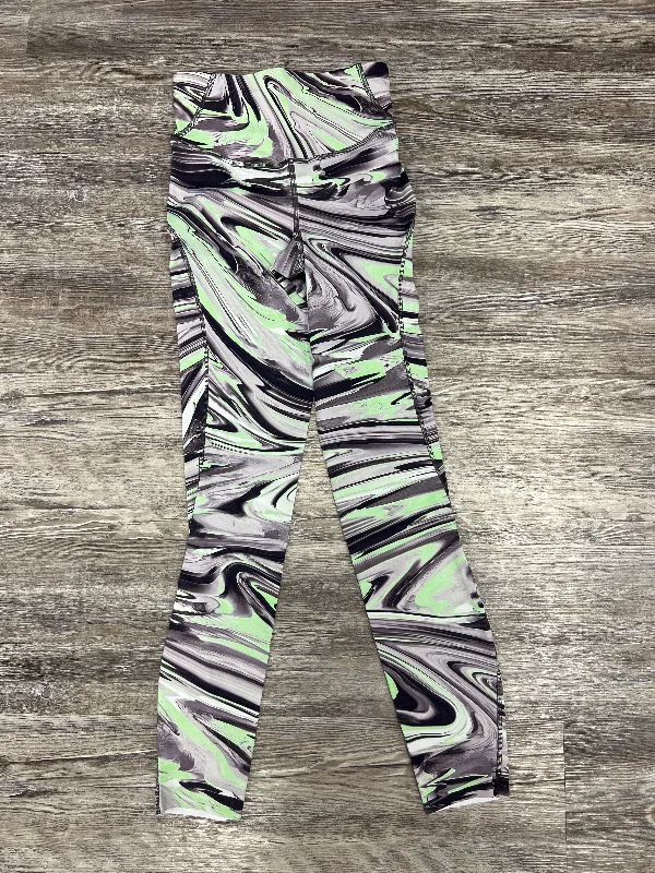 Practical Style Green & Grey Athletic Leggings Lululemon, Size 0