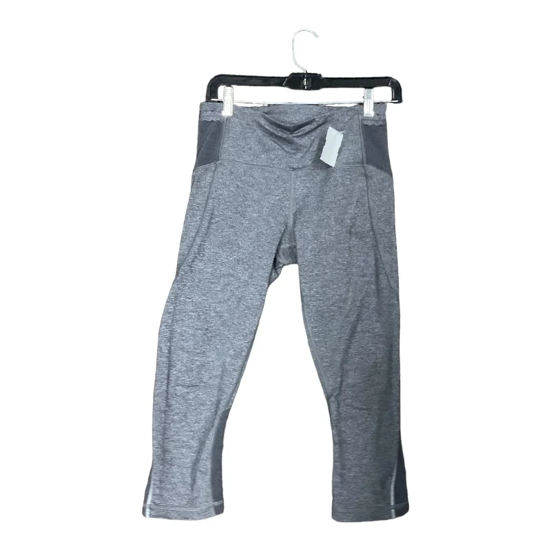 Comfortable And Casual Grey Athletic Leggings Capris Lululemon, Size 0