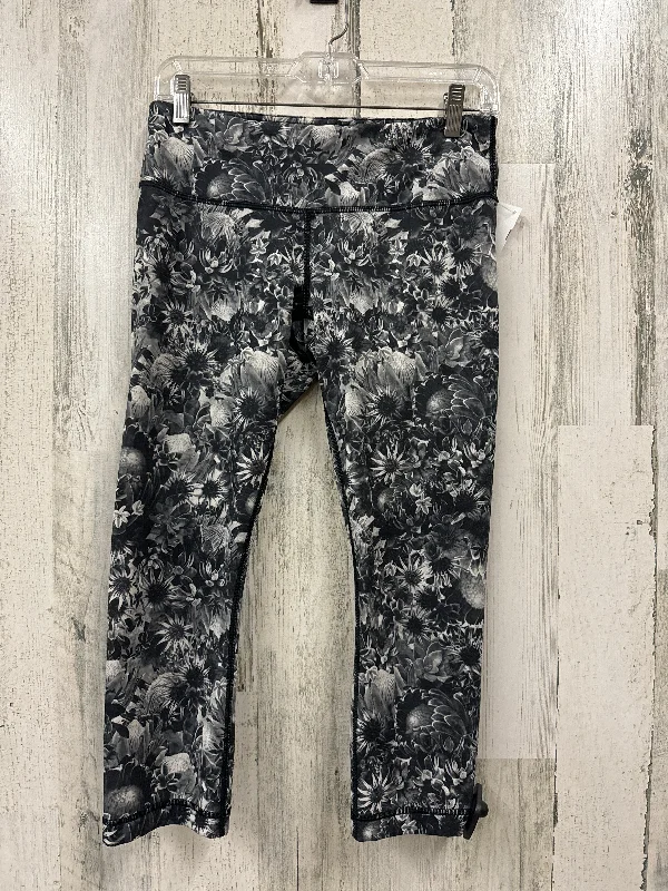 Modernism Grey Athletic Leggings Lululemon, Size 6