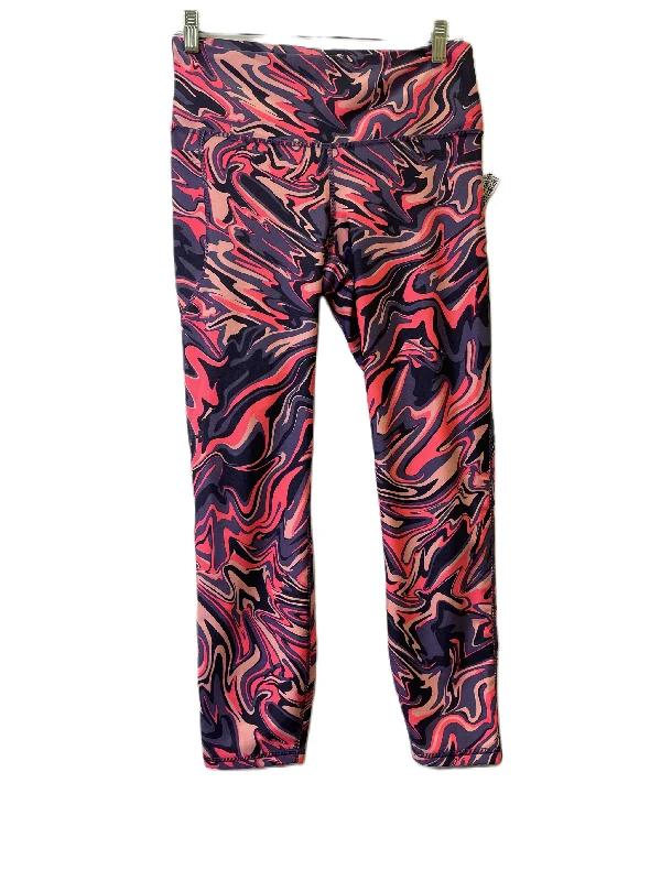 Casual Chic Wear Mauve Athletic Leggings By Under Armour, Size: L
