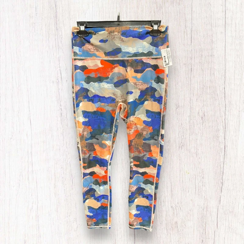 Relaxed Chic Multi-colored Athletic Leggings Fabletics, Size L