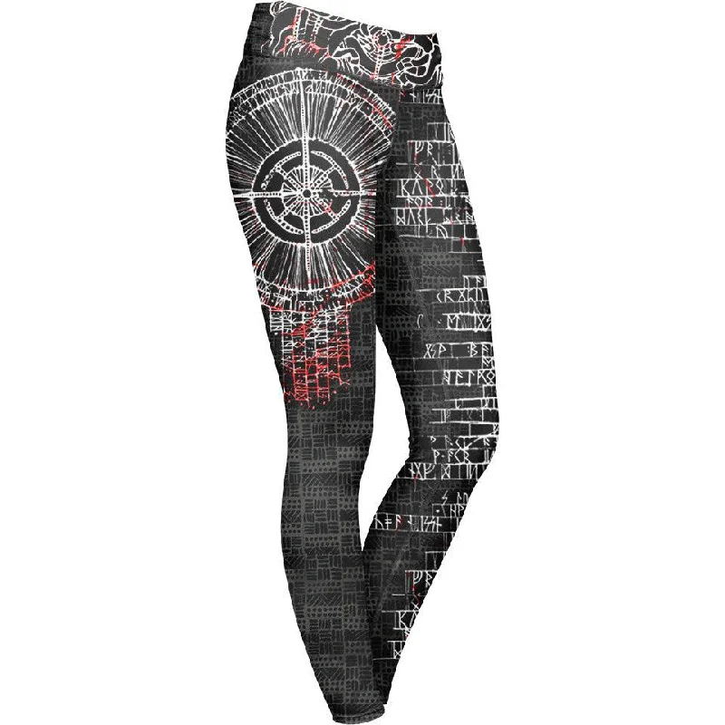 Funky Prints Opala Leggings - Blood Edition