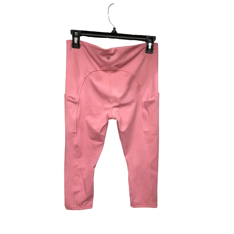 Elegant And Simple Pink Athletic Leggings Athleta, Size M