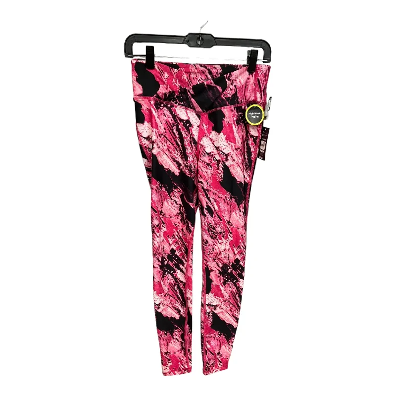 Casual Fit Wear Pink Athletic Leggings Athletic Works, Size S