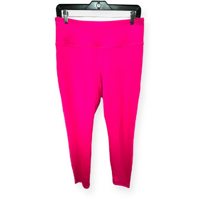 High-quality Fabrics Pink Athletic Leggings Crown And Ivy, Size M