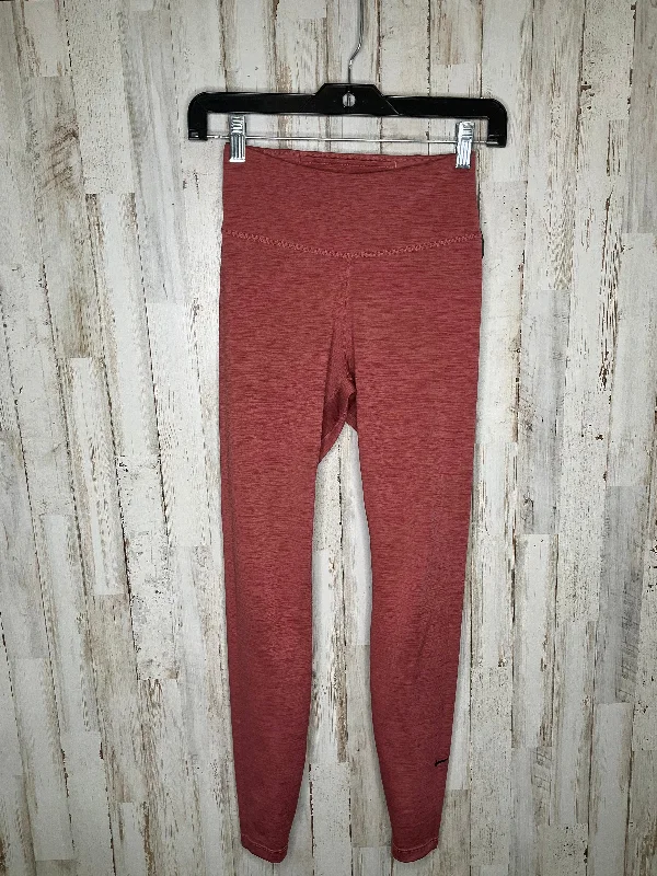 Stylish Fit Pink Athletic Leggings Nike, Size Xs