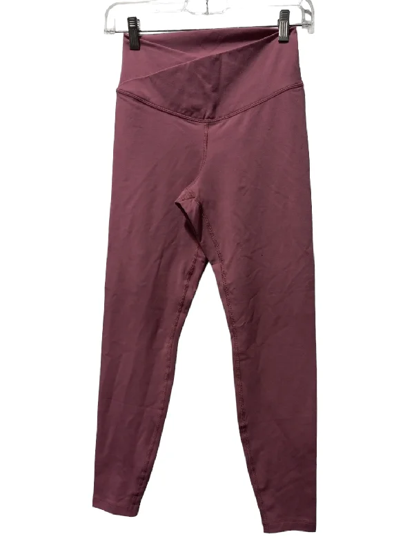 Elegant And Simple Pink Athletic Leggings Old Navy, Size S