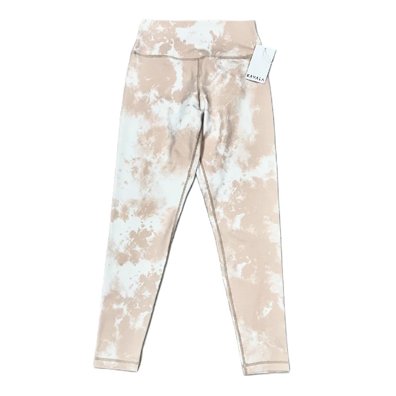 Artistic Temperament Pink & White Athletic Leggings By Kavala, Size: S