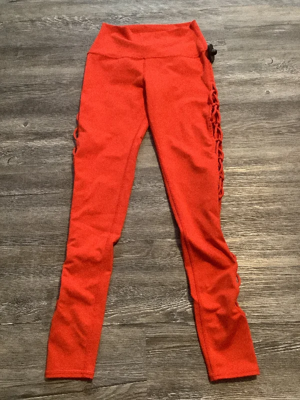 Versatile Comfort Red Athletic Leggings Alo, Size Xxs