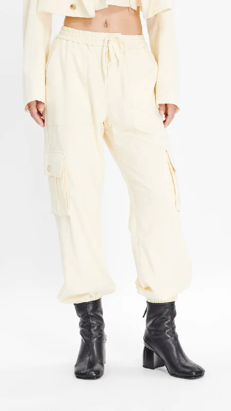 Comfy Dress Wool Cargo Pants
