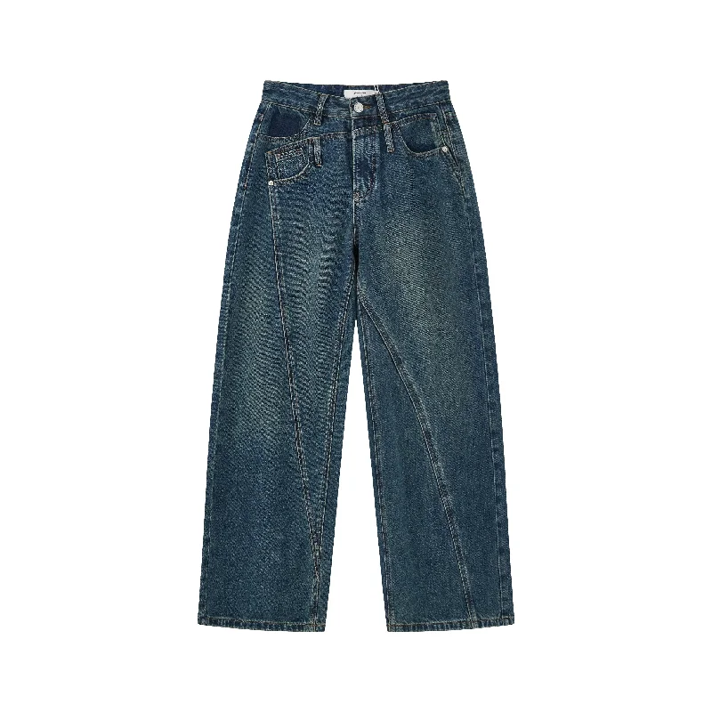All-Day Comfort 4104Q Vintage Wash Flare Denim Jeans