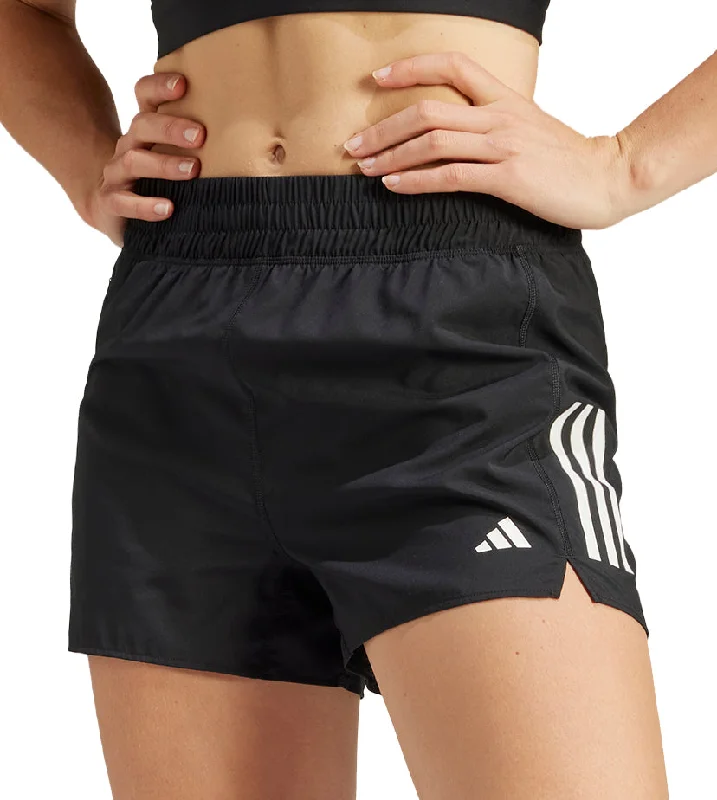 Urban Style adidas Own The Run 4 Inch Womens Running Shorts - Black