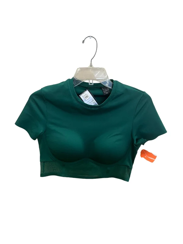 Comfort Fit Athletic Top Short Sleeve By Ivy Park In Green, Size: M