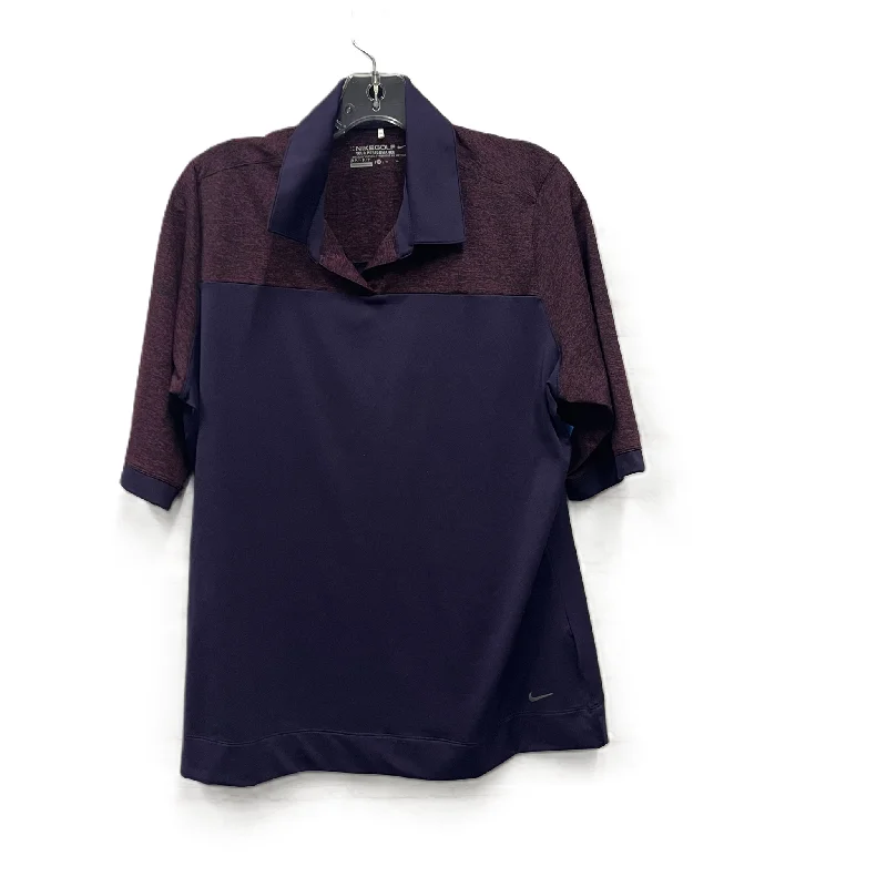 Must-have For Fashion Athletic Top Short Sleeve By Nike Apparel In Purple, Size: Xl Must-have For Fashion Athletic Top Short Sleeve By Nike Apparel In Purple, Size: Xl