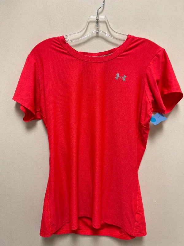 Design Perception Athletic Top Short Sleeve By Under Armour In Pink, Size: Xl