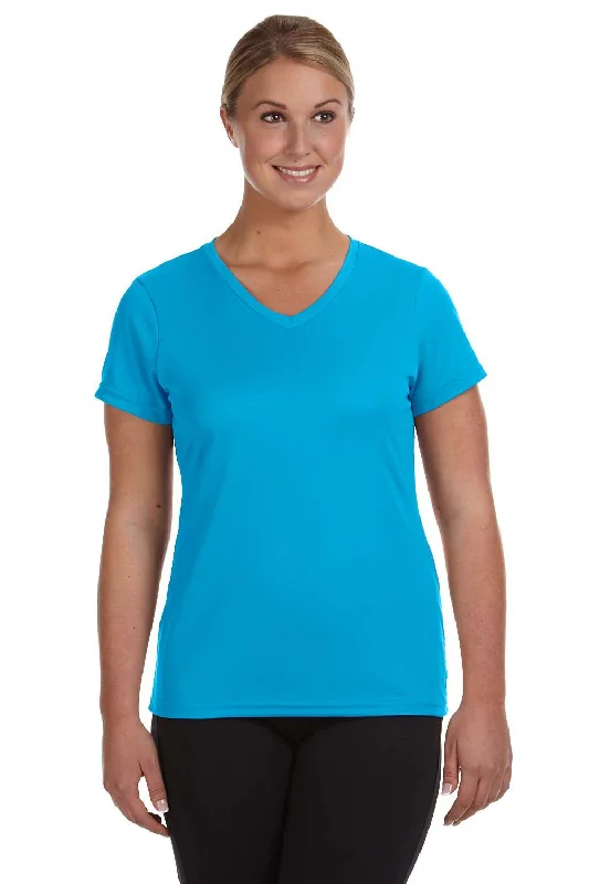 High-quality Fabrics Augusta Sportswear Womens Moisture Wicking Short Sleeve V-Neck T-Shirt - Power Blue High-quality Fabrics Augusta Sportswear Womens Moisture Wicking Short Sleeve V-Neck T-Shirt - Power Blue