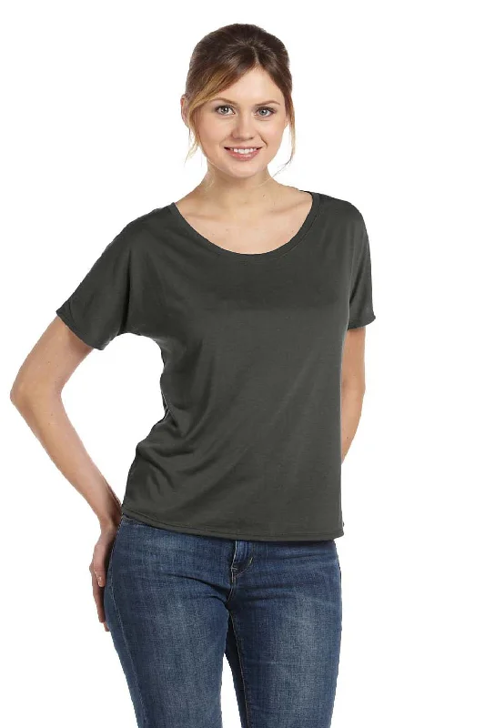 Cozy Outerwear Bella + Canvas Womens Slouchy Short Sleeve Wide Neck T-Shirt - Black Marble Cozy Outerwear Bella + Canvas Womens Slouchy Short Sleeve Wide Neck T-Shirt - Black Marble