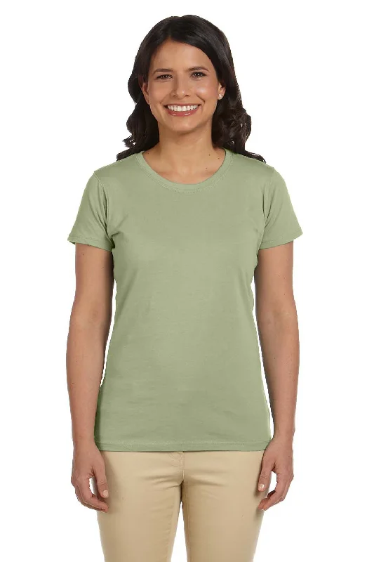 Sexy Fun Econscious Womens Heather Sueded Short Sleeve Crewneck T-Shirt - Wasabi Green Sexy Fun Econscious Womens Heather Sueded Short Sleeve Crewneck T-Shirt - Wasabi Green