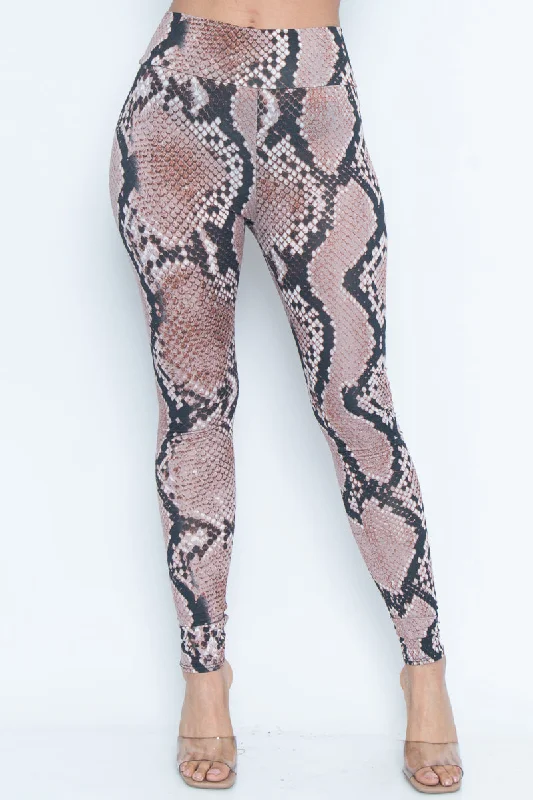 Relaxed Fashion Animal Print Legging Pants (EP7500-B-PS)
