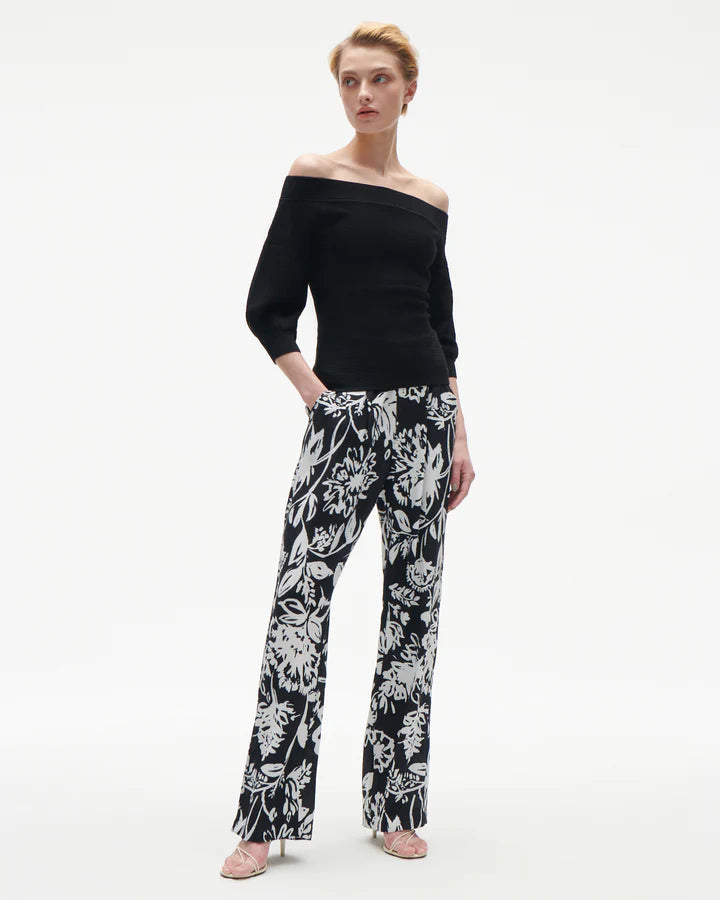 Refreshing Design Hadley Pant Porcelain Floral Black