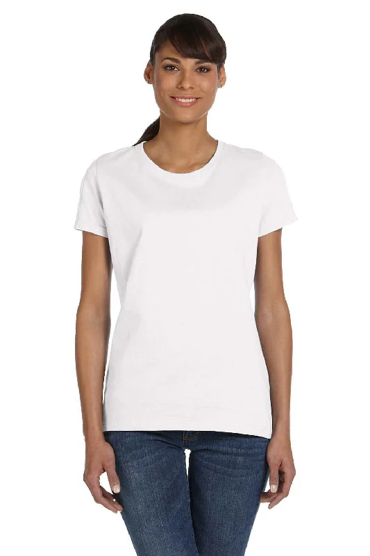 Beautiful Romance Fruit Of The Loom Womens HD Jersey Short Sleeve Crewneck T-Shirt - White Beautiful Romance Fruit Of The Loom Womens HD Jersey Short Sleeve Crewneck T-Shirt - White
